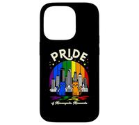 Bandera arcoíris de Pride of Minneapolis City Minnesota Cats Carcasa para iPhone 14 Pro