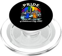 Bandera arcoíris de Pride of Oklahoma City, OKC Cats PopSockets PopGrip para MagSafe