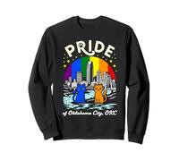 Bandera arcoíris de Pride of Oklahoma City, OKC Cats Sudadera