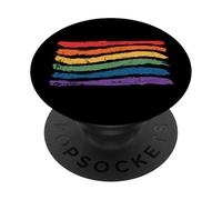 Bandera arcoíris LGBTQ PopSockets PopGrip Adhesivo