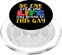 Bandera arcoíris Nadie me Dijo la Vida Este Orgullo Gay LGBTQ PopSockets PopGrip para MagSafe