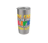 Bandera arcoíris nadie me dijo la vida este orgullo gay LGBTQ Vaso térmico de acero inoxidable de doble pared