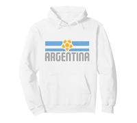 Bandera Argentina Colores Copa Mundial Fútbol Sudadera con Capucha