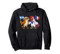 Bandera Argentina Francia Raíces Argentinas Francesa Sudadera con Capucha