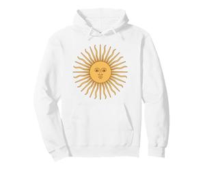 Bandera Argentina Sol Copa Mundial de Fútbol Sudadera con Capucha