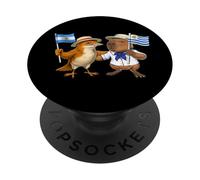 Bandera Argentina Uruguay Raíces Argentinas Uruguaya PopSockets PopGrip Adhesivo
