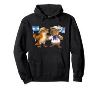 Bandera Argentina Uruguay Raíces Argentinas Uruguaya Sudadera con Capucha