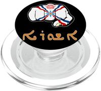 Bandera asiria Ashur, Emblema de Ashur, Siria Suryoyo, Siria, Irak PopSockets PopGrip para MagSafe
