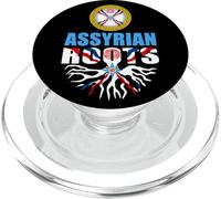 Bandera asiria Ashur, Emblema de Ashur, Siria Suryoyo, Siria, Irak PopSockets PopGrip para MagSafe