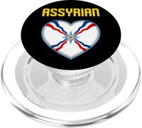 Bandera asiria Ashur, Emblema de Ashur, Siria Suryoyo, Siria, Irak PopSockets PopGrip para MagSafe