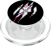 Bandera asiria Ashur, Emblema de Ashur, Siria Suryoyo, Siria, Irak PopSockets PopGrip para MagSafe