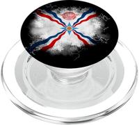 Bandera asiria Ashur, Emblema de Ashur, Siria Suryoyo, Siria, Irak PopSockets PopGrip para MagSafe