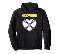 Bandera asiria Ashur, Emblema de Ashur, Siria Suryoyo, Siria, Irak Sudadera con Capucha