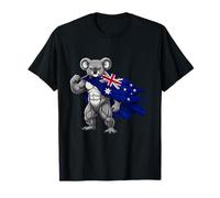 Bandera Australiana del Oso Koala de Australia Camiseta