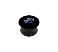 Bandera Australiana del Oso Koala de Australia PopSockets PopGrip Adhesivo