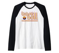 Bandera AZ de Arizona, diseño retro de puesta de sol, deportes de Arizona Camiseta Manga Raglan