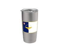 Bandera Azores Vaso térmico de acero inoxidable de doble pared