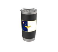 Bandera Azores Vaso térmico de acero inoxidable de doble pared