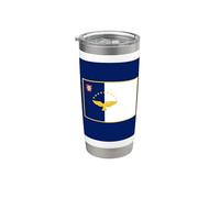 Bandera Azores Vaso térmico de acero inoxidable de doble pared