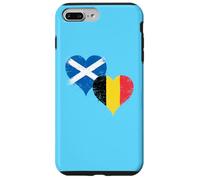 Bandera Bélgica Escocia Genial para Orgulloso Escocés Belga Carcasa para iPhone 7 Plus/8 Plus