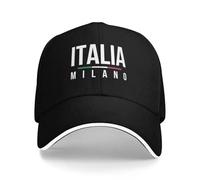 Bandera Blanca de Italia, Letras de Milan, Fiesta de Piscina, Gorras de béisbol para Mujeres, Estampado Femenino, Gorra de Golf de Playa, Gorra Snapback