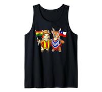 Bandera Bolivia Chile Raíces Bolivianas Herencia Chilena Camiseta sin Mangas