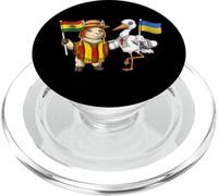 Bandera Bolivia Ucrania Raíces Bolivianas Herencia Ucraniana PopSockets PopGrip para MagSafe