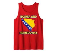 Bandera Bosnia y Herzegovina para Hombres, Mujeres y niños bosnios Camiseta sin Mangas