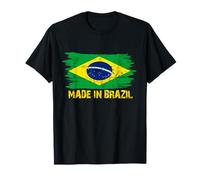 Bandera brasileña orgullosa en Brasil Camiseta