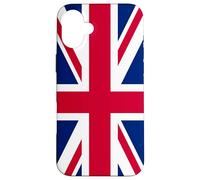 Bandera británica del Reino Unido de Gran Bretaña Carcasa para iPhone 16 Plus