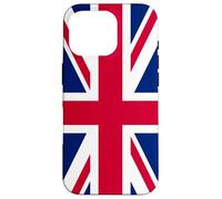 Bandera británica del Reino Unido de Gran Bretaña Carcasa para iPhone 16 Pro