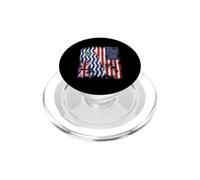 Bandera británica del Territorio del Océano Índico PopSockets PopGrip para MagSafe