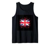 Bandera británica para fanáticos del Reino Unido Camiseta sin Mangas