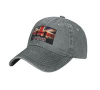 Bandera Británica Union Jack Puente De Londres Gorra Beisbol Sun Protection Gorra De Visera Deportiva Sombrero Verano para Cumpleaños Exteriores Pesca