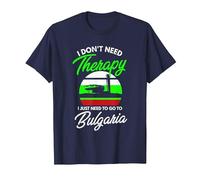 Bandera búlgara I Bandera de Bulgaria I Vacaciones Bulgaria Camiseta, Hombre, Azul Marino, 5XL