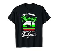 Bandera búlgara I Bandera de Bulgaria I Vacaciones Bulgaria Camiseta, Hombre, Negro, 5XL