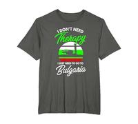 Bandera búlgara I Bandera de Bulgaria I Vacaciones Bulgaria Camiseta, Hombre Tallas Grandes, Asfalto, 2X Alto
