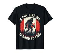 Bandera Canadiense Bigfoot Un Chico como yo es difícil de aletar Camiseta
