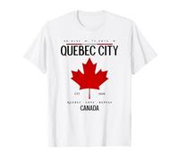Bandera Canadiense del Recuerdo del Viaje de la Ciudad de Camiseta