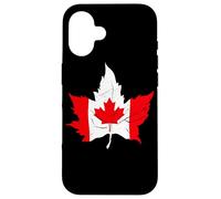 Bandera Canadiense Hoja de Arce Canadá Carcasa para iPhone 16