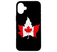 Bandera Canadiense Hoja de Arce Canadá Carcasa para iPhone 16 Plus