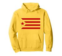 Bandera Catalana Estelada Cataluña Independencia Cataluña Sudadera con Capucha