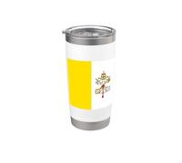 Bandera Ciudad del Vatican Vaso térmico de acero inoxidable de doble pared