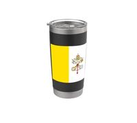 Bandera Ciudad del Vatican Vaso térmico de acero inoxidable de doble pared