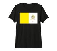 Bandera Ciudad del Vaticano Camiseta Premium