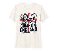 Bandera clásica con el Eslogan del país «Cheer Til I Die Come on England» Camiseta Premium