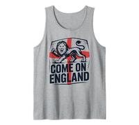 Bandera clásica con el Eslogan del país «Cheer Til I Die Come on England» Camiseta sin Mangas