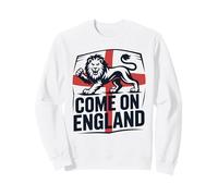 Bandera clásica con el Eslogan del país «Cheer Til I Die Come on England» Sudadera