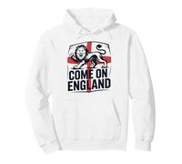 Bandera clásica con el Eslogan del país «Cheer Til I Die Come on England» Sudadera con Capucha