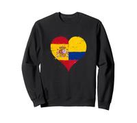 Bandera Colombia España Aficionados Españoles Colombianos Sudadera